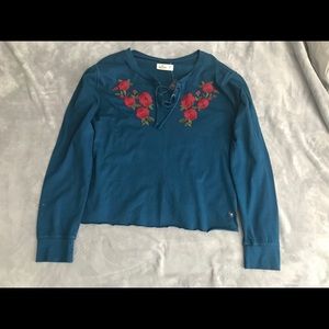 Hollister Blue Long Sleeve